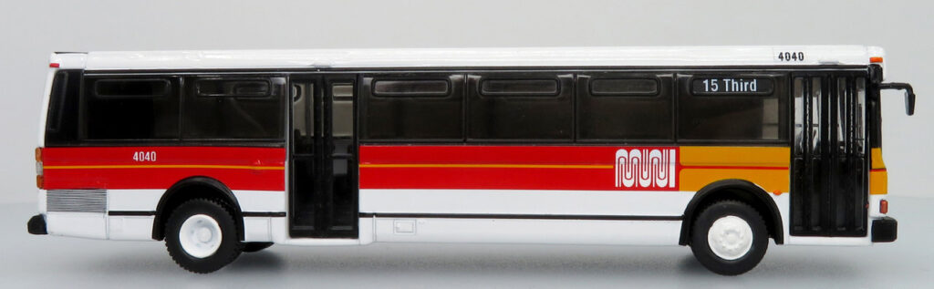 Iconic Replicas Grumman 870 Transit Bus MUNI 87-0413
