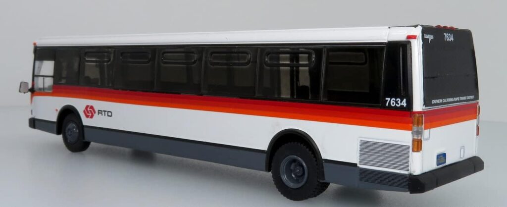 Iconic Replicas Grumman 870 Transit Bus RTD Los Angeles 87-0412