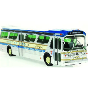 Iconic Replicas GM Fishbowl Bus Greyhound World's Fair 43-0260