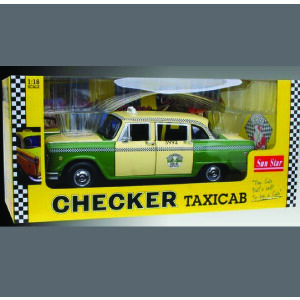 Sunstar Chicago Checker Taxi Cab SUN2502